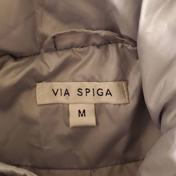 Via Spiga Quilted Cargo Jacket sz Medium - Picture 11 of 14